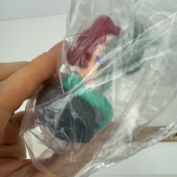 Sealed Vtg 1990s Little Mermaid w Sebastian Applause Cake Topper w 2 Palm Trees - Picture 7 of 10